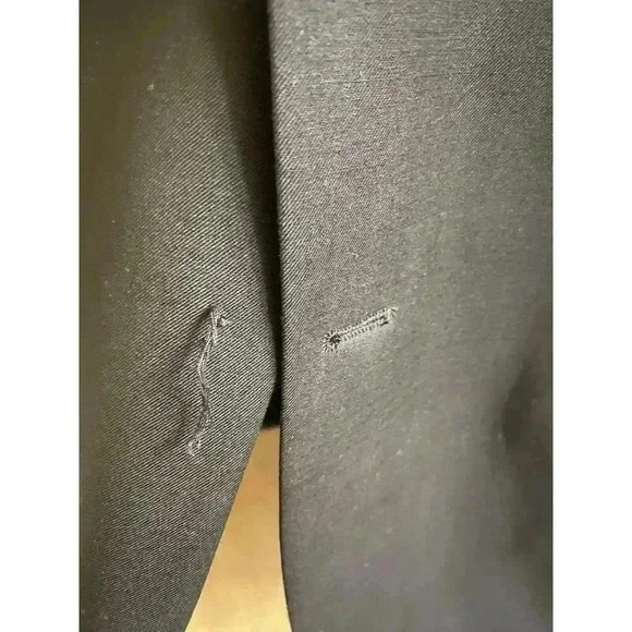 Barassi Merino Wool Men's Black Blazer Jacket Size 42R Performa Stretch *Read* - Picture 2 of 16